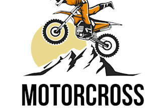 design a modern dirt bike logo