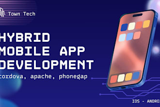 do mobile app development in cordova, phonegap, apache