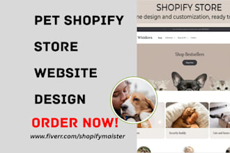 design pet store pet care puppies dog cats pet supplies pet accesories website