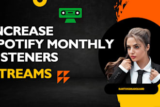 increase spotify followers, spotify streams, increase monthly listeners ads