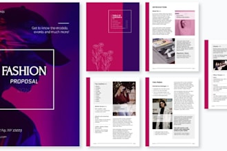 design amazing brochure, company profile or proposal