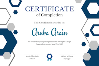 create professional custom, diploma certificate designs