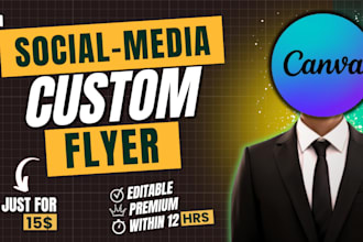 design an amazing social media flyer and event poster