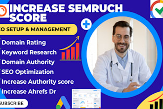 increase semrush authority score from 0 to 50 with SEO strategies