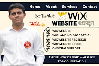 create wix website design, redesign wix website