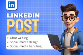ghostwrite your linkedin posts and articles