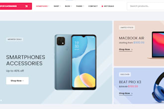 design cell phones, smart watches website cell phone accessories shopify store