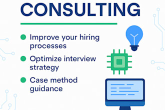 consult you on tech hiring, recruitment process, and candidate evaluation