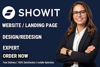 design or redesign a professional showit website showit expert