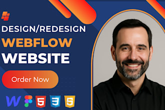 build fix mobile responsive SEO optimized webflow website, landing page