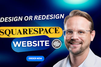 build squarespace website or redesign squarespace website