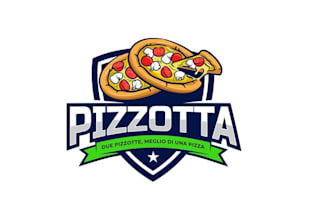 design logo for your pizza shop restaurant or bakery