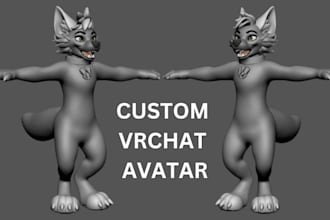 custom 3d vrchat avatar, anime avatar, vtuber model, nsfw avatar, vrm vseeface