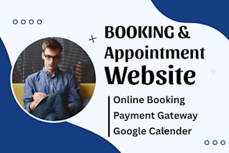 build wordpress, wix, godaddy appointment booking website, calendar integration