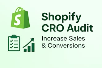 do a shopify store cro audit to boost conversions