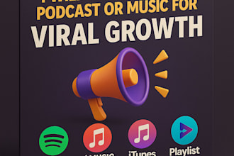 do viral podcast, apple music, spotify, itunes, playlist, track growth promotion