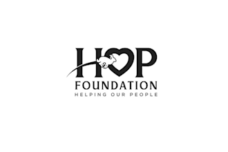 design nonprofit bunny hopping heart foundation logo