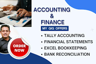 do bookkeeping, accounting and financial statements in excel or tally