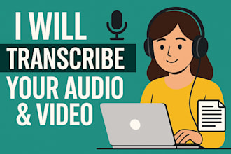 transcribe your audio or video to text accurately