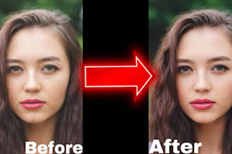 pro photo editing retouch, blur fix, enhance and culling