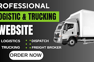 build transport trucking freight broker dispatch shipping logistic website