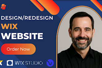design or redesign modern mobile responsive SEO optimized wix website