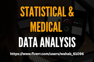 statistical data analysis, medical data analysis with report