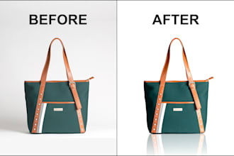 do product photo editing, retouching in photoshop
