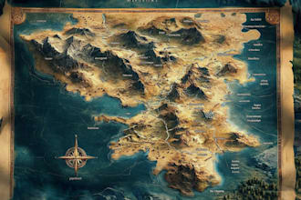 make an amazing world or regional custom fantasy map