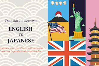 translate english to japanese manually with proofreading