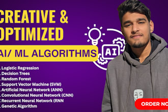 do genetic algorithm , machine learning models and python scripts