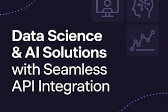 deliver advanced data science and ai solutions with seamless API integration