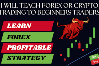 teach forex or cryptocurrency trading to beginner traders