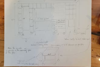 kitchen furniture dxf cad file for cnc laser and plasma cut
