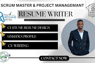 write scrum master resume project management agile pmp, project management