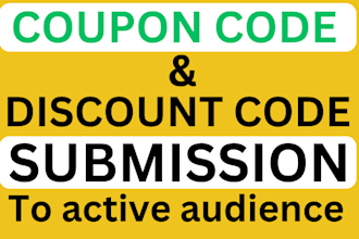 coupons marketing, promo code submission, deals promotion, submit coupon