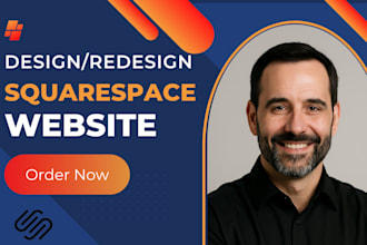 design or redesign SEO optimized mobile responsive squarespace website