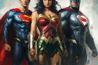 draw comic book art, comic book illustrations