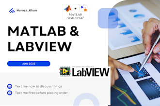 do matlab and labview task in 24 hours