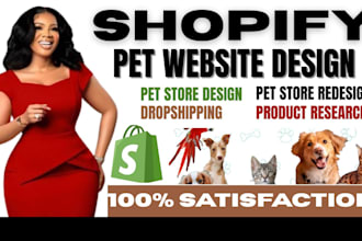 build pet shopify store dropshipping pet website shopify pet website pet store