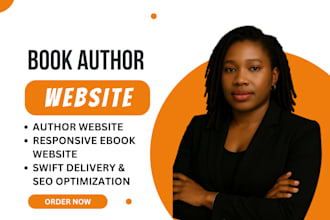 design author website, book author website,ebook website, ebook landing page