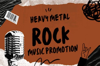 do organic heavy rock metal music promotion to 900 active metal playlist curator