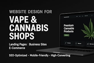 design a website for your vape or cannabis business