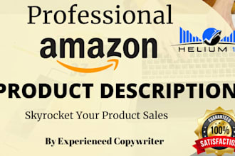 amazon fba fbm product listing optimization product description keyword research