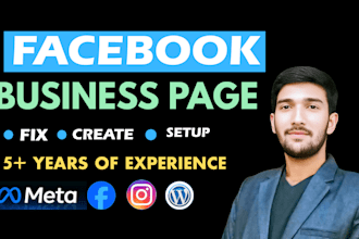 do set up attractive professional facebook business page