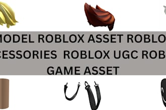 model roblox ugc accessories roblox ugc asset roblox hair hats hobbies