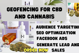 setup profitable geofence ads campaign for cannabis, cbd website to drive sales