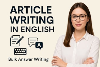 write medium style and bulk articles and localisation