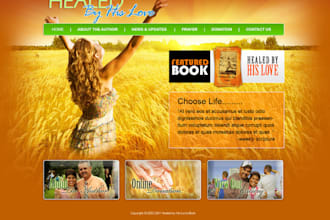 build church website, christian ministry website with livestreaming and donation