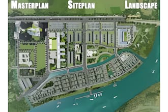 do an urban design and a strategic town planning, masterplan